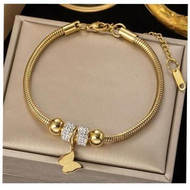 Imagem de Pulseira Ouro 10 Milésimos Tojoia18k - Dourada 20cm