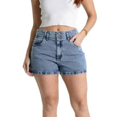 Imagem de Shorts Jeans Sawary - 281193 - Azul 46-Feminino