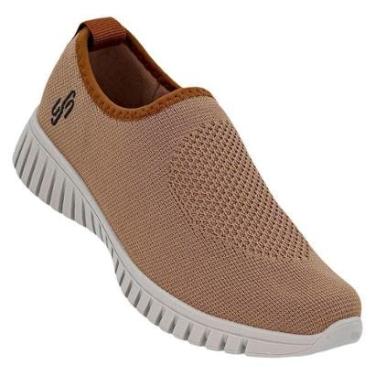 Imagem de Tênis Casual Preto Tricot Monograma Usaflex-Feminino