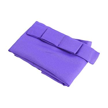 Imagem de Aoresac Avental Curto Com Laço para Homem e Mulher, 7 Cores Sólidas, 2 Bolsos, à Prova de óleo, Fácil de Limpar e Secar, Multifuncional, Adequado para Baristas, Garçons, Garçonetes (Roxa)