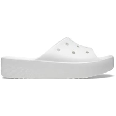 Imagem de CROCS Classic Platform Slide - White - W11, 208180-100-W11, Unisex Adult, White, W11