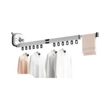 Imagem de Varal De Roupas Dobrável De Alta Resistência Para Montagem Na Parede, 