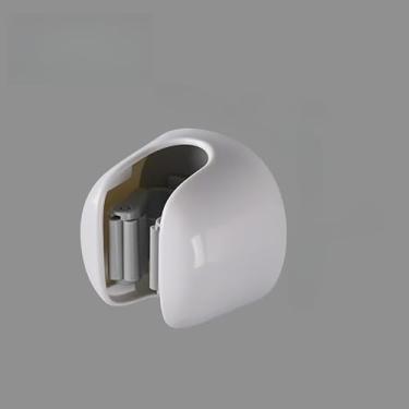 Imagem de Suporte de vassoura de parede – Organizador de esfregão doméstico para cozinha, banheiro, lavanderia (cinza)