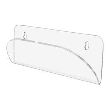 Imagem de MotiveTech Suporte de parede para skate, suporte horizontal transparente em acrílico para armazenamento e exibição em casa.