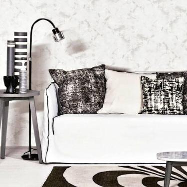 Imagem de Papel De Parede Vip Pedra Branco E Cinza 10m - Vip1002