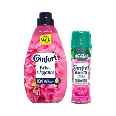 Imagem de Kit Comfort Odorizante de Roupas Boom Perfume em Cristais Euforia Flor