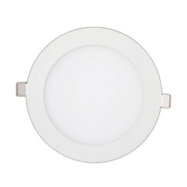 Imagem de Painel Led Kian Redondo Embutir Branco 12W Bivolt 4000K - Lu