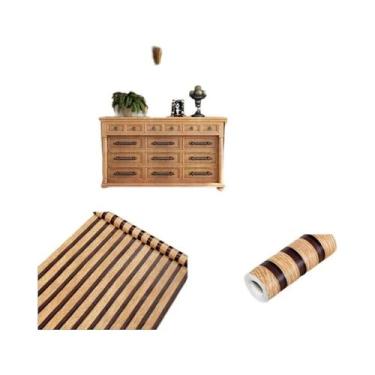 Imagem de Adesivo De Parede Impermeável De 45CM Com Padrão De Grade Para Quarto,