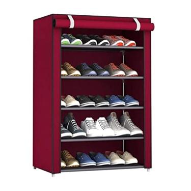 Imagem de Prateleira de sapato, organizador de sapato, sapateira, organizador de sapatos de tecido não tecido, sapateira, casa, quarto, sapateira, prateleira, armário, armazenamento de sapatos, suporte de