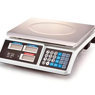 Imagem de Balança Eletrônica Digital Alta Precisão 40kg Comercial com Bandeja Inox Removível - Eficiência e Durabilidade