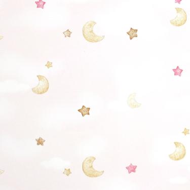 Imagem de Papel de Parede All Kids Céu Estrelado H2911203 - Rolo: 10m x 0,53m