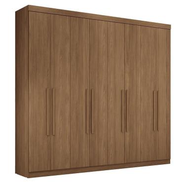 Imagem de Guarda Roupa Casal Master New 8.4 8 Portas Jatobá - Santos Andirá Jatobá