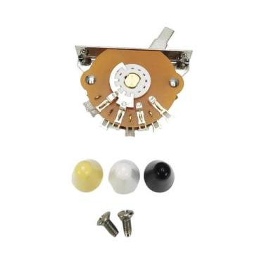 Imagem de Chave Seletora Mecânica De 3, 4 Ou 5 Posições Para Guitarra Elétrica, 