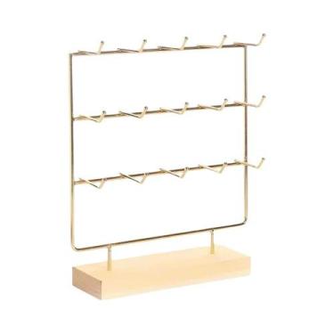 Imagem de Expositor De Joias Em Ferro Para Brincos, Colares, Pulseiras E Pingent