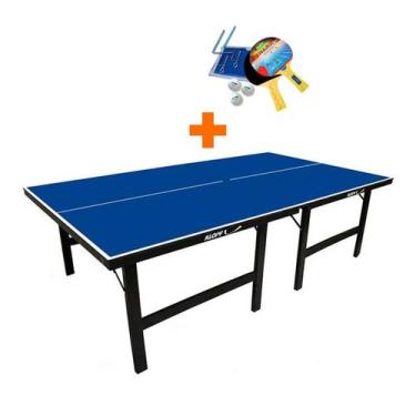 Imagem de MESA PING PONG ESPECIAL 18mm KLOPF 1002 + KIT TÊNIS DE MESA 5031 - KLO