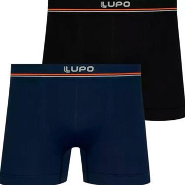 Imagem de Kit 2 Cuecas Boxer Lupo Masculina Sem Costuras 436