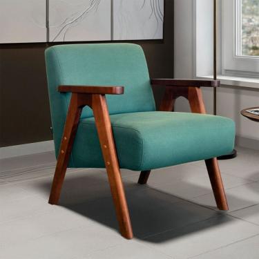 Imagem de Poltrona America em Madeira Eucalipto Movellu Home