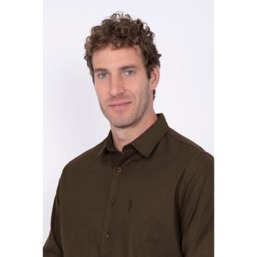 Imagem de Camisa Maquinetada Aleatory Budapeste Marrom-Masculino