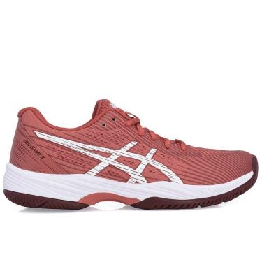 Imagem de Tênis Asics Gel Game 9 Rosa Bordo e Branco-Feminino