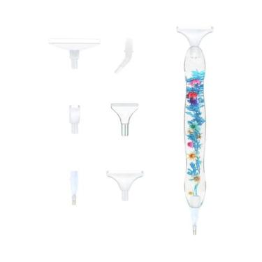 Imagem de Conjunto De Canetas Para Pintura Em Diamante 5D Flower Point Com 6 Cab