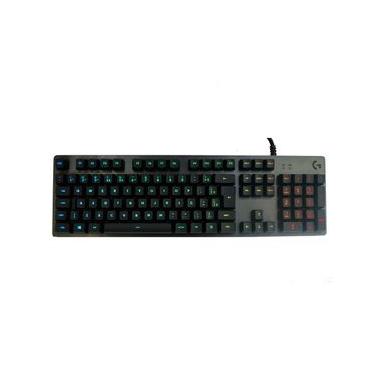 Imagem de Teclado Mecânico Gamer Logitech G512 Carbon LayoutABNT2, RGB LIGHTSYNC, USB Passthrough e Switch Exclusivo GX Brown