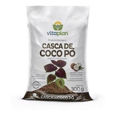 Imagem de Casca Coco Pó 100% Natural Substitui Xaxim 300g VITAPLAN - Nutriplan