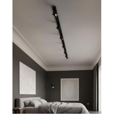 Imagem de Trilho Eletrificado 3m + 6 Spots 7w Led Minimalista Bivolt - Bela Home