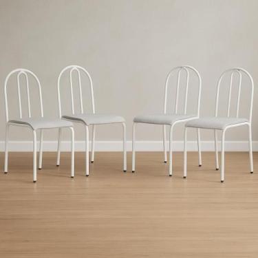 Imagem de Kit 4 Cadeiras de Jantar Varanda Cozinha Sala de Estar Epoxi 544.arc -