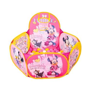 Imagem de Minnie Piscina De Bolinhas Infantil Rosa C/ 100 Bolinhas - Zippy Toys