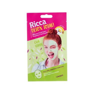 Imagem de Máscara Facial Renovadora p/ Oleosidade Renova a Pele Ricca, 1, 10g