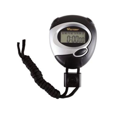 Imagem de Cronômetro Progressivo Digital com Cordão e Alarme - Western, Preto