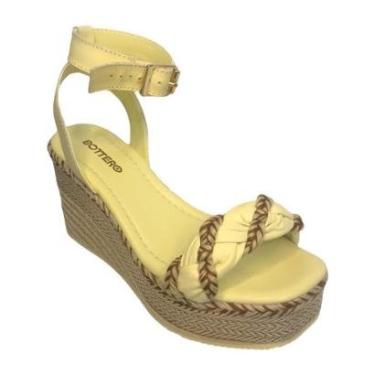 Imagem de Sandália Fem Anabela Bottero Couro Pastel 344421-18-Feminino