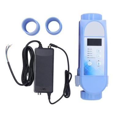 Imagem de de clorinador de piscina Operação automática de adaptação automática Gerador de cloro para piscina de água salgada para piscina de titânio ABS 297.5x122x153mm (EC Pro 20)