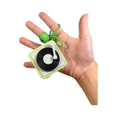 Imagem de Chaveiro Retro De Gravador De Fita, Mini Caixa De Música, Pingente, Or