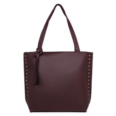 Imagem de Bolsa Feminina Grande Sintético Zíper Versátil