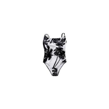 Imagem de Maiô de peça única GAV para mulheres multicolorido tamanho S - Omkarsy