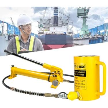 Imagem de Cilindros de elevação hidráulicos do macaco hidráulico do cilindro de aríete, 10T/20T/30T,10T50MM