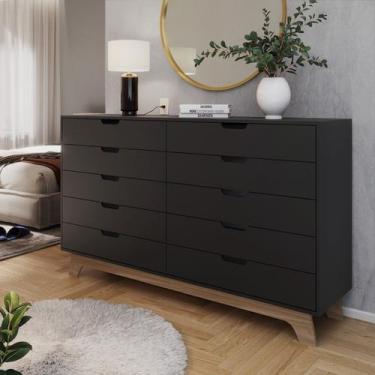 Imagem de Cômoda Alice 10 Gavetas em 100% Mdf Yescasa