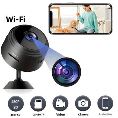 Imagem de Câmera De Segurança Wi-Fi Recarregável Para Vigilância Residencial Com