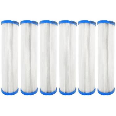 Imagem de Kit Com 6 Elementos Plissados 9 3/4 1/2 - AQUAPLUS