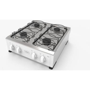 Imagem de Fogao apolo realce 4 bocas sem tampa branco