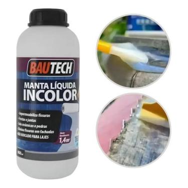 Imagem de Manta Líquida Transparente Bautech 900ml Impermeabilizante - Congratul