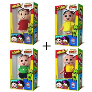 Imagem de Kit Turma da Monica Classico com 4 Bonecos Sid Nyl