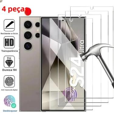 Imagem de Protetor De Tela Com Impressão Digital Para Samsung Galaxy S24 S25 S26