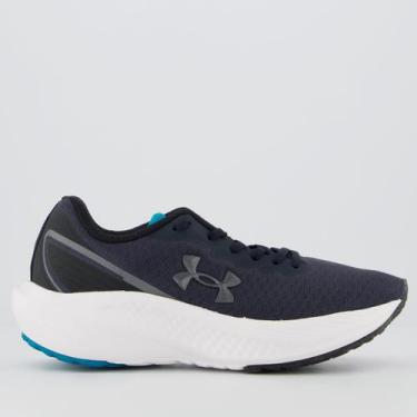 Imagem de Tênis Under Armour Charged Wing 2 Feminino Marinho e Verde, 36