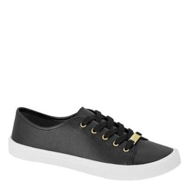 Imagem de Tênis Casual Preto Cadarço | Moleca-Feminino