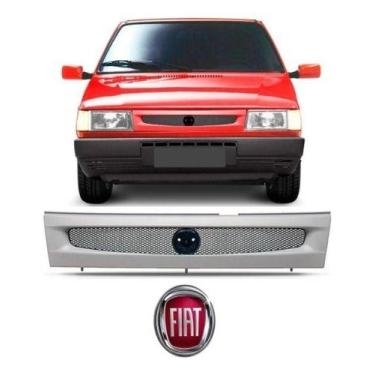 Imagem de Grade Radiador Uno Fiorino Fire 2002 03 2004 Primer Emblema - MUTKIT