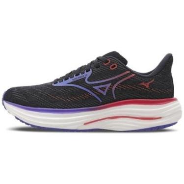 Imagem de Tênis de Corrida Mizuno Wave Rider 29 Feminino 40 Cinza-Feminino