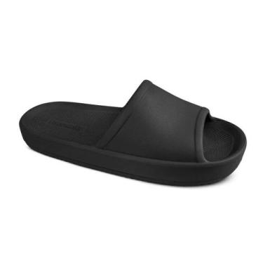 Imagem de Chinelo Masculino Boaonda Slide Ultra Leve e Confortável, 39, Preto