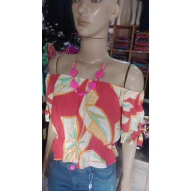 Imagem de Blusa rosa florida